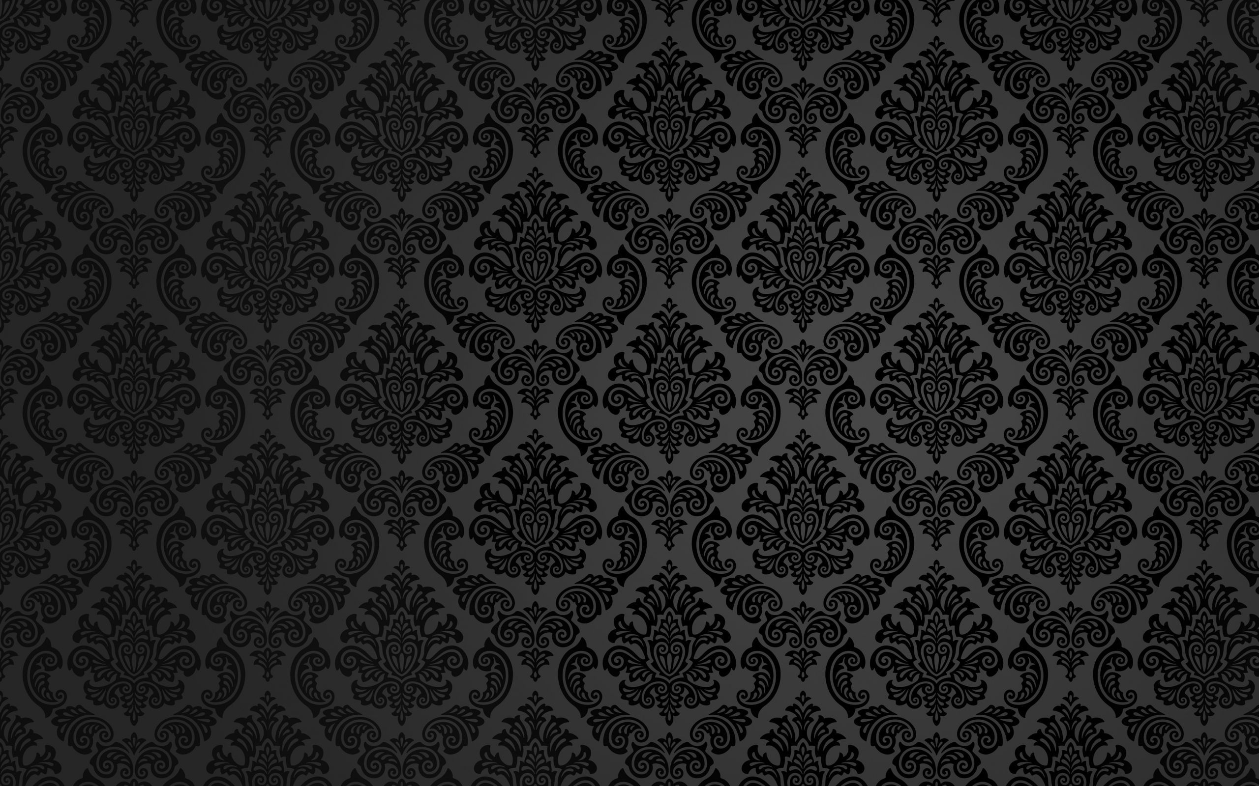 Gallery for - black damask pattern wallpaper