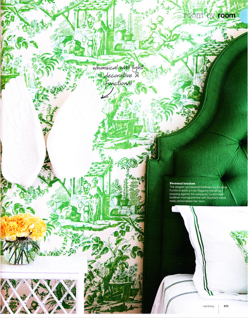 Looks We Love: Toile Wallpaper | Fabric Warehouse Direct Blog