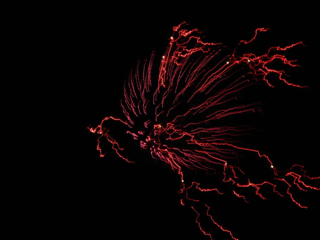 Red Lightning Firework by StripedDemon on DeviantArt