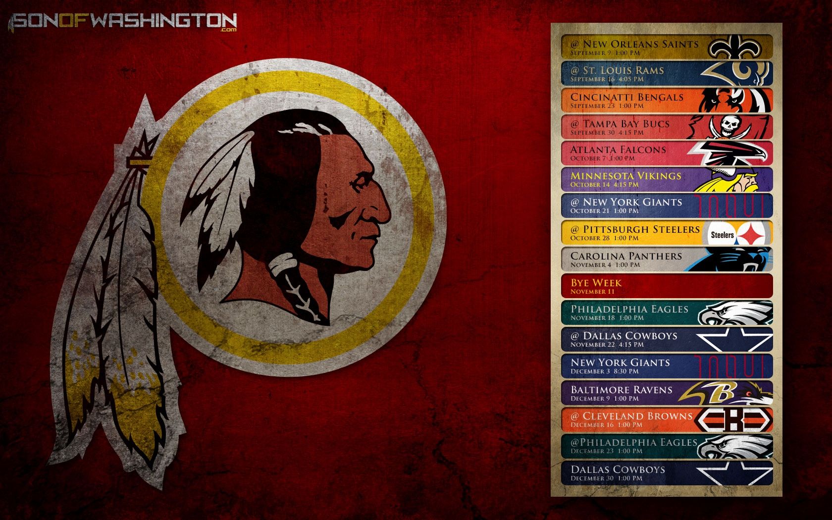 Redskins Wallpaper Schedule | Photo Wallpapers