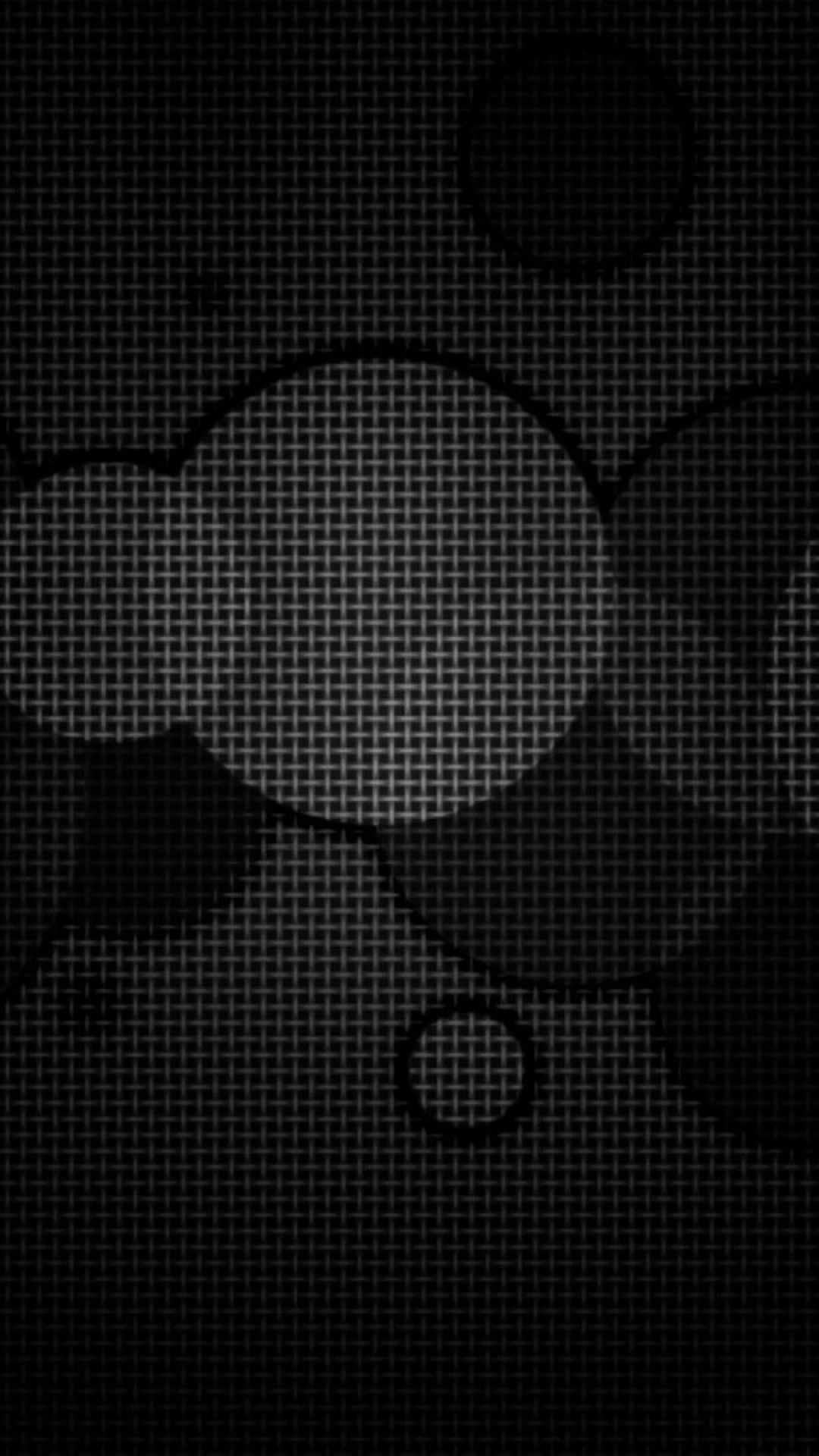 Download Wallpaper 1080x1920 Circles, Background, Grid, Black