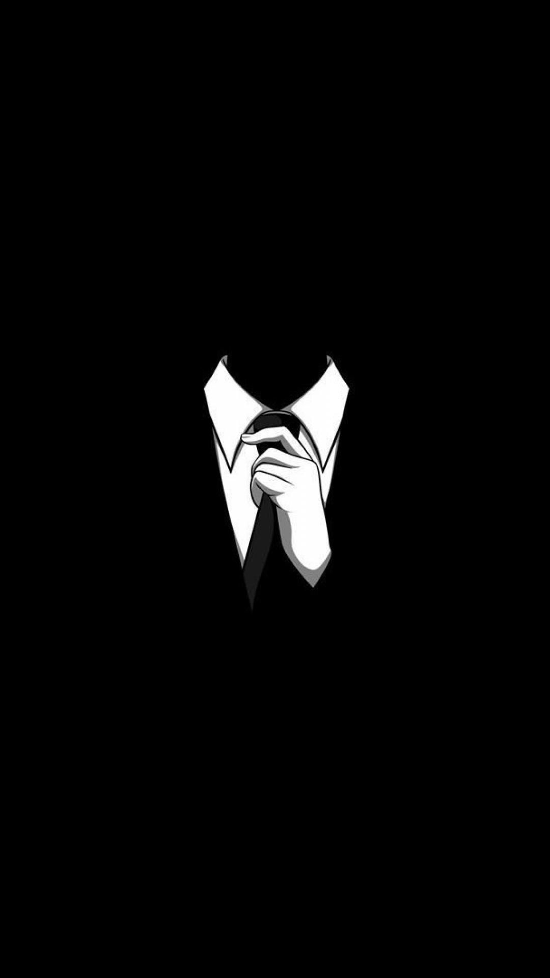 HDscreen: Black background minimalistic monochrome necktie simple ...