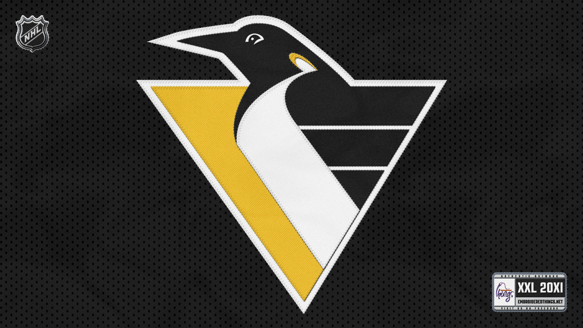 NHL Pittsburgh Penguins Logo Black wallpaper HD. Free desktop ...