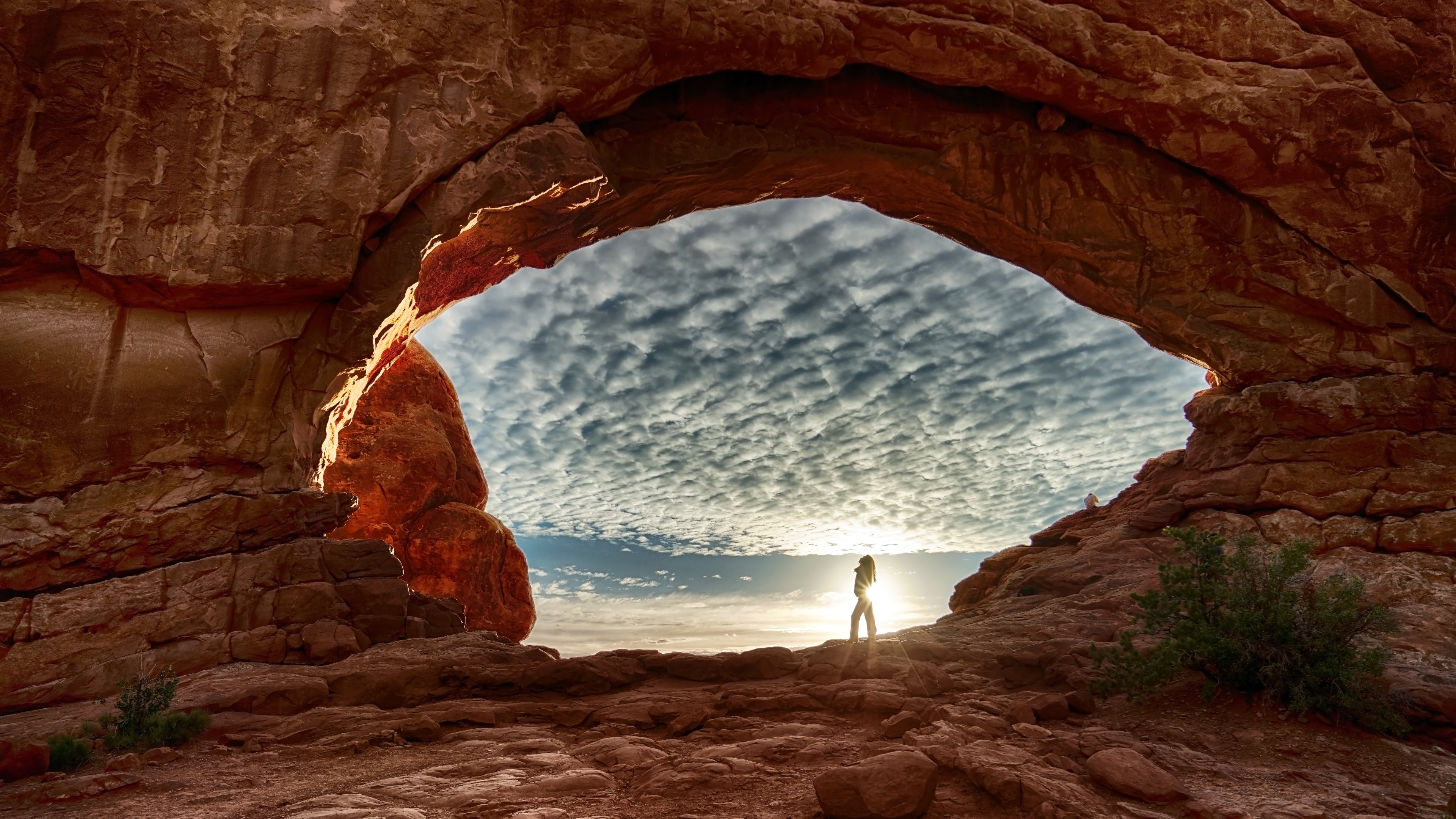 Window Arch at Arches National Park uhd wallpapers - Ultra High ...