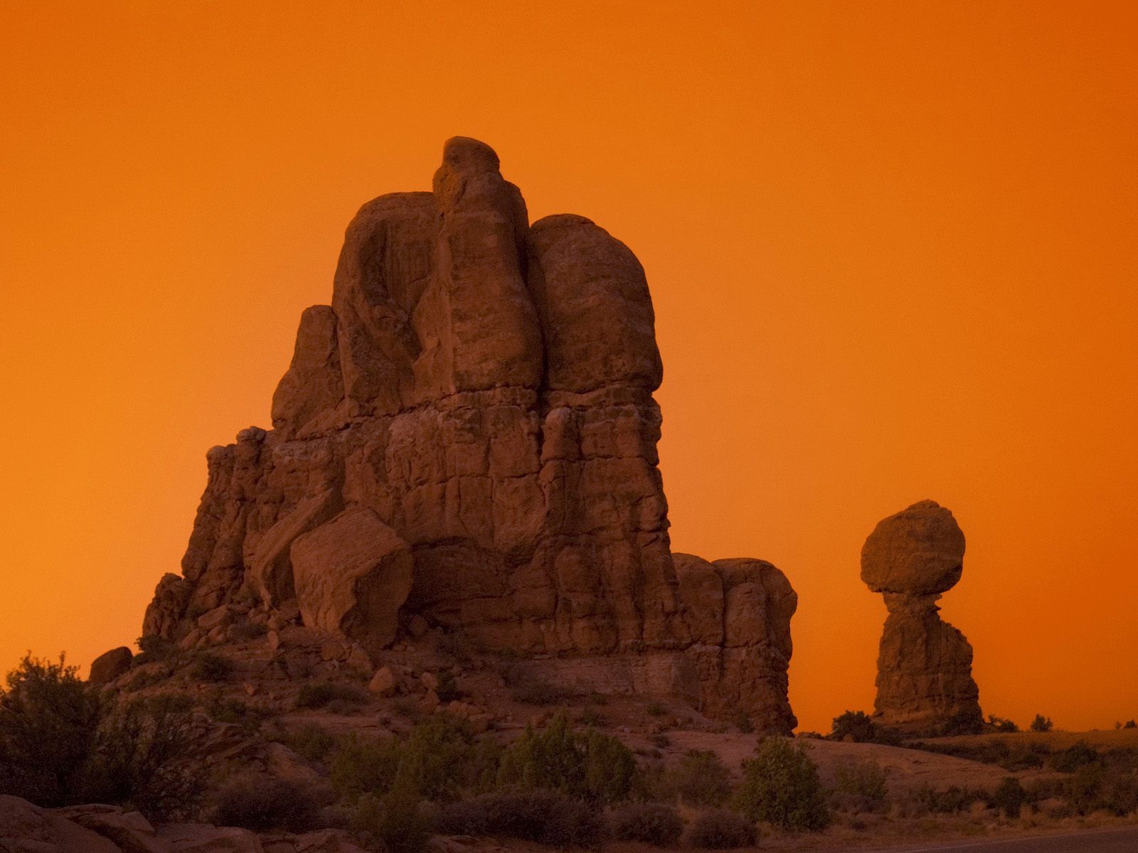 Nature: Balanced Rock, Arches National Park, Utah, picture nr. 39657