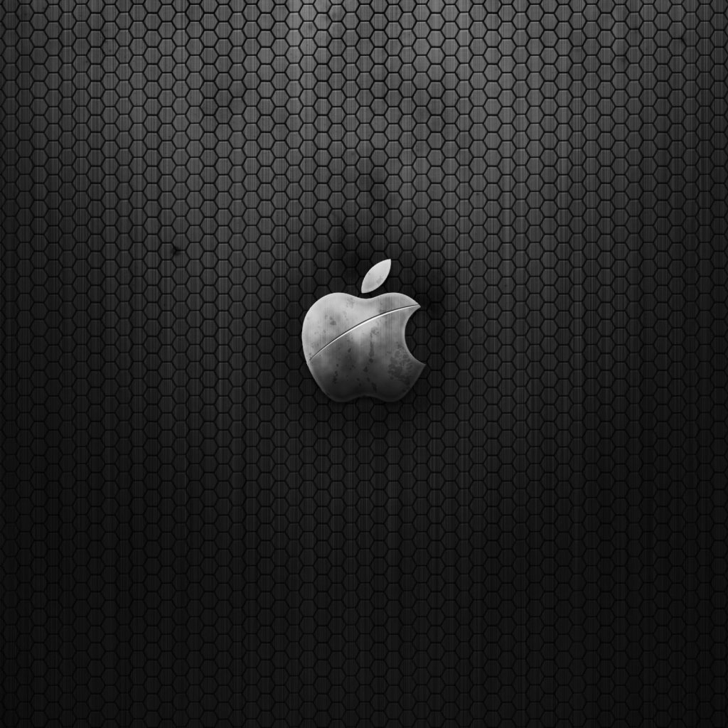 Black Apple Logo iPad 2 Wallpaper | Free iPad Retina HD Wallpapers