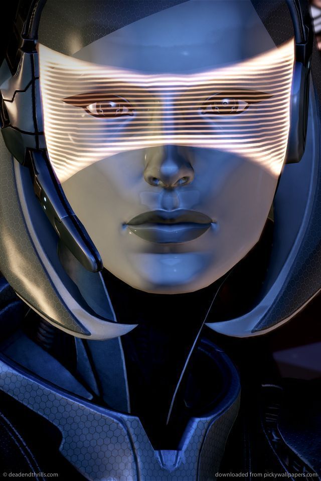 Download Mass Effect 3 EDI Wallpaper For iPhone 4