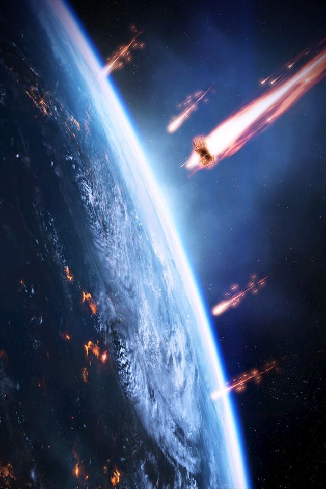 Mass Effect 3, invasion earth iPhone Wallpaper | 640x960 iPhone 4 ...