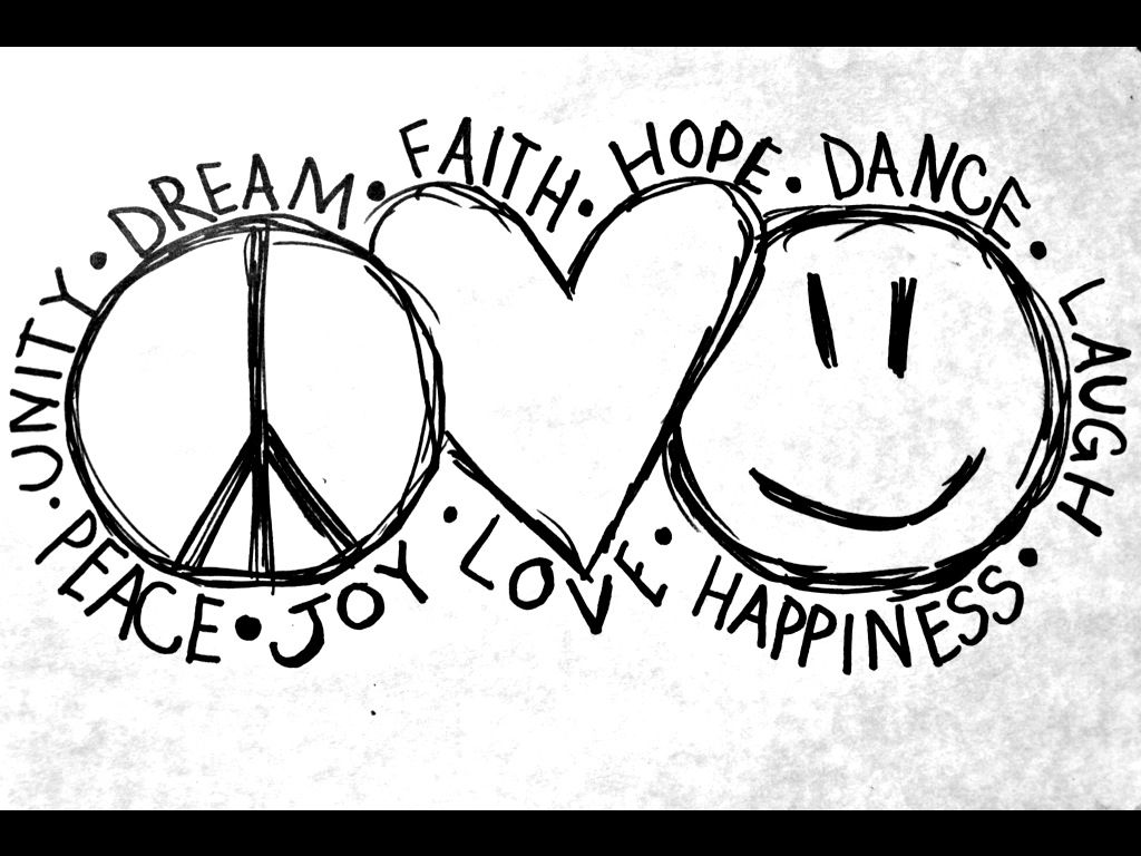 Love & Peace Sign 27 Wide Wallpaper - XDwallpaper.com