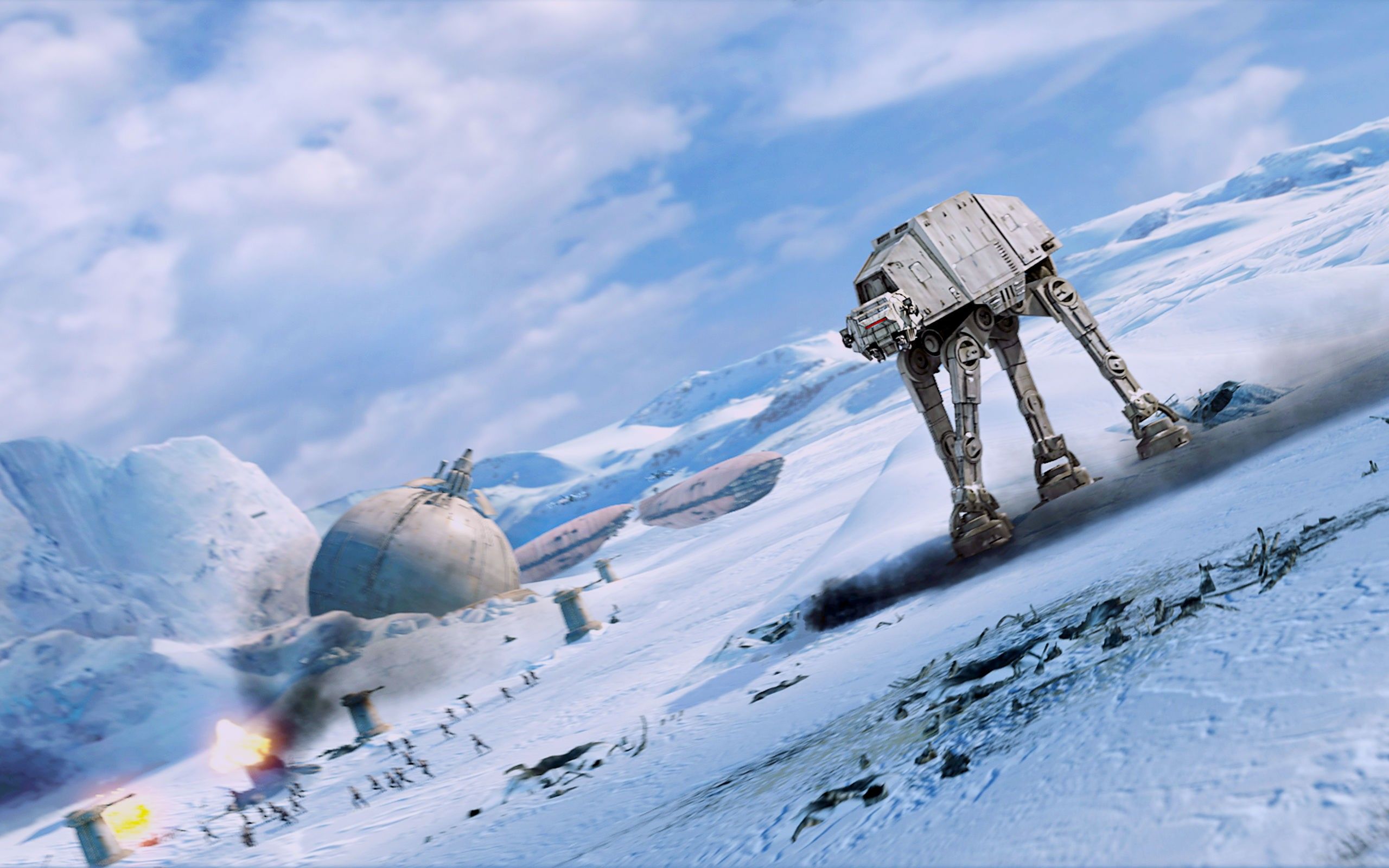 Star Wars, Hoth, AT AT, The Empire Strikes Back Backgrounds