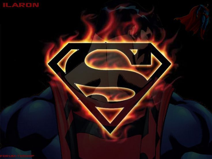Image detail for -Superman Fire Wallpaper | SUPERHEROES / VILLAINS ...