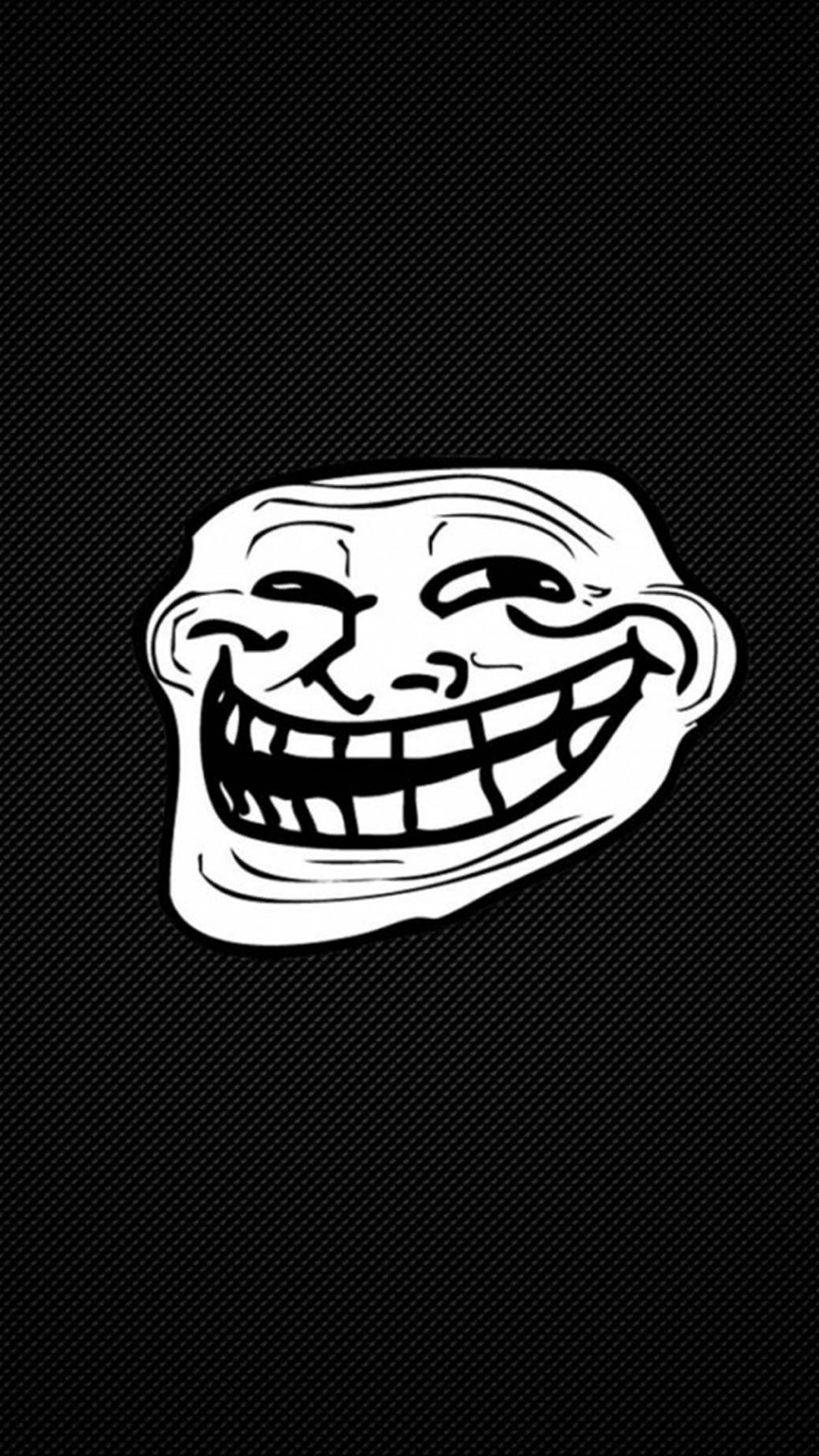 Funny iPhone 6 Plus Wallpapers - Troll Face Illustration Drawing