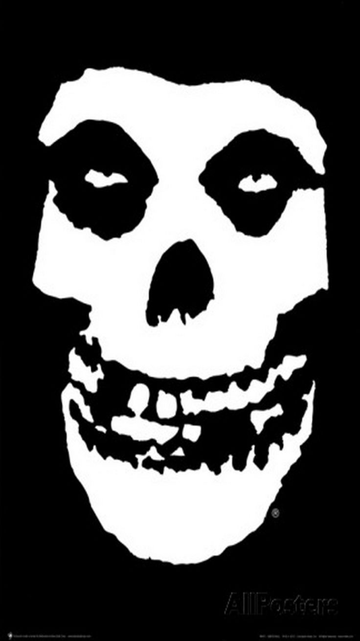 TAP AND GET THE FREE APP! Hard Skull Black Misfits Punk Rock ...