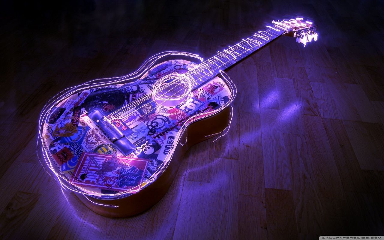 Guitar, Creative Art HD desktop wallpaper : Widescreen : High ...