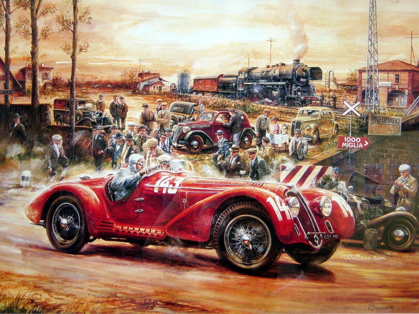Automotive Art : Vintage Cars, Antique Cars, Classic Cars 001 1600 ...