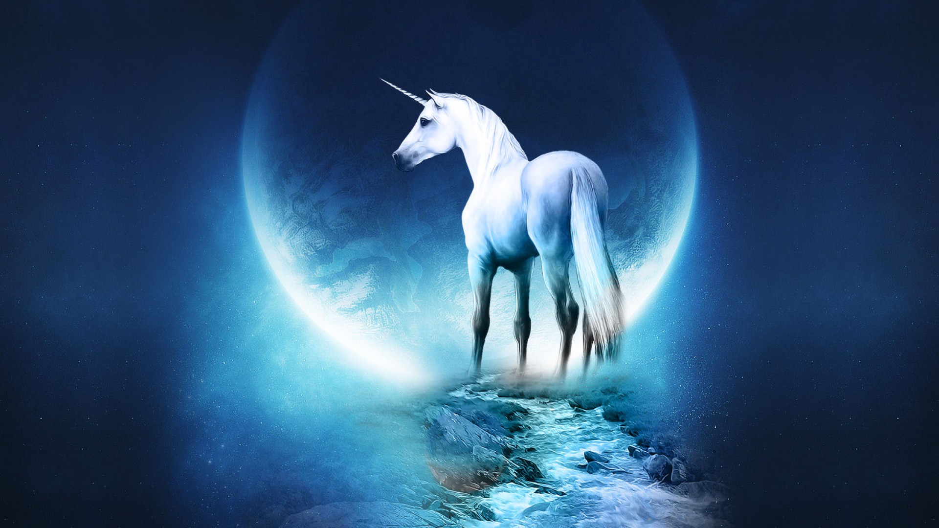 High Resolution Awesome Fantasy Unicorn Wallpaper HD 1 Full Size ...