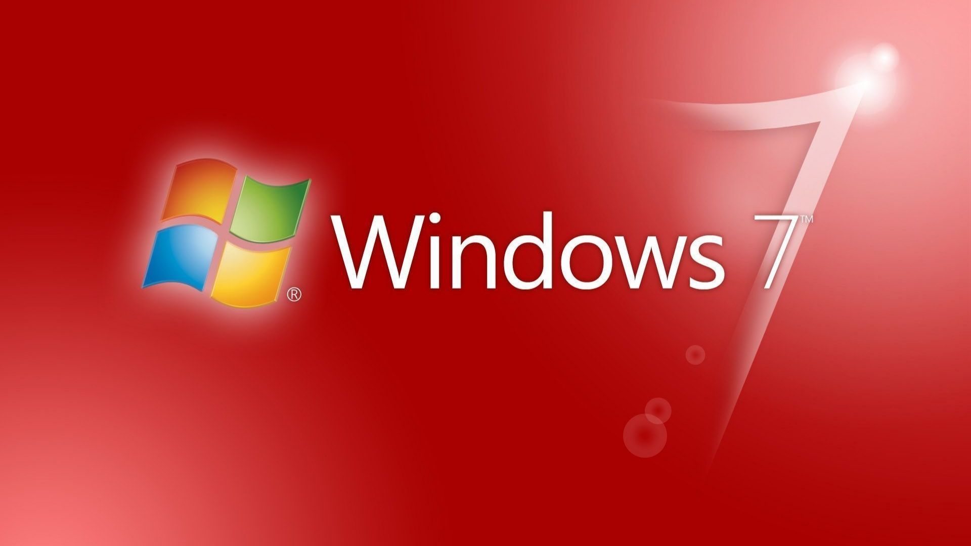 Windows 7 Red Background #17421 Wallpaper | High Resolution ...