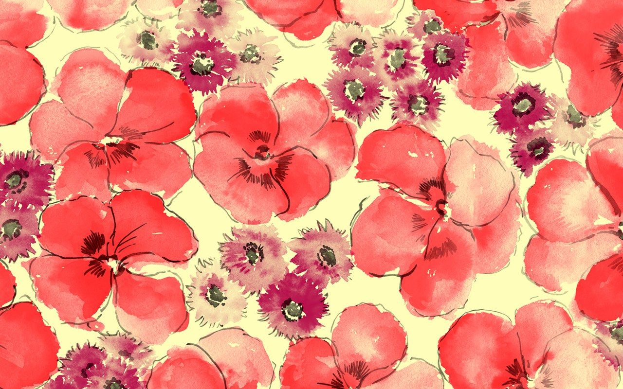 Flower Pattern Wallpaper | Flower Hill Design Company