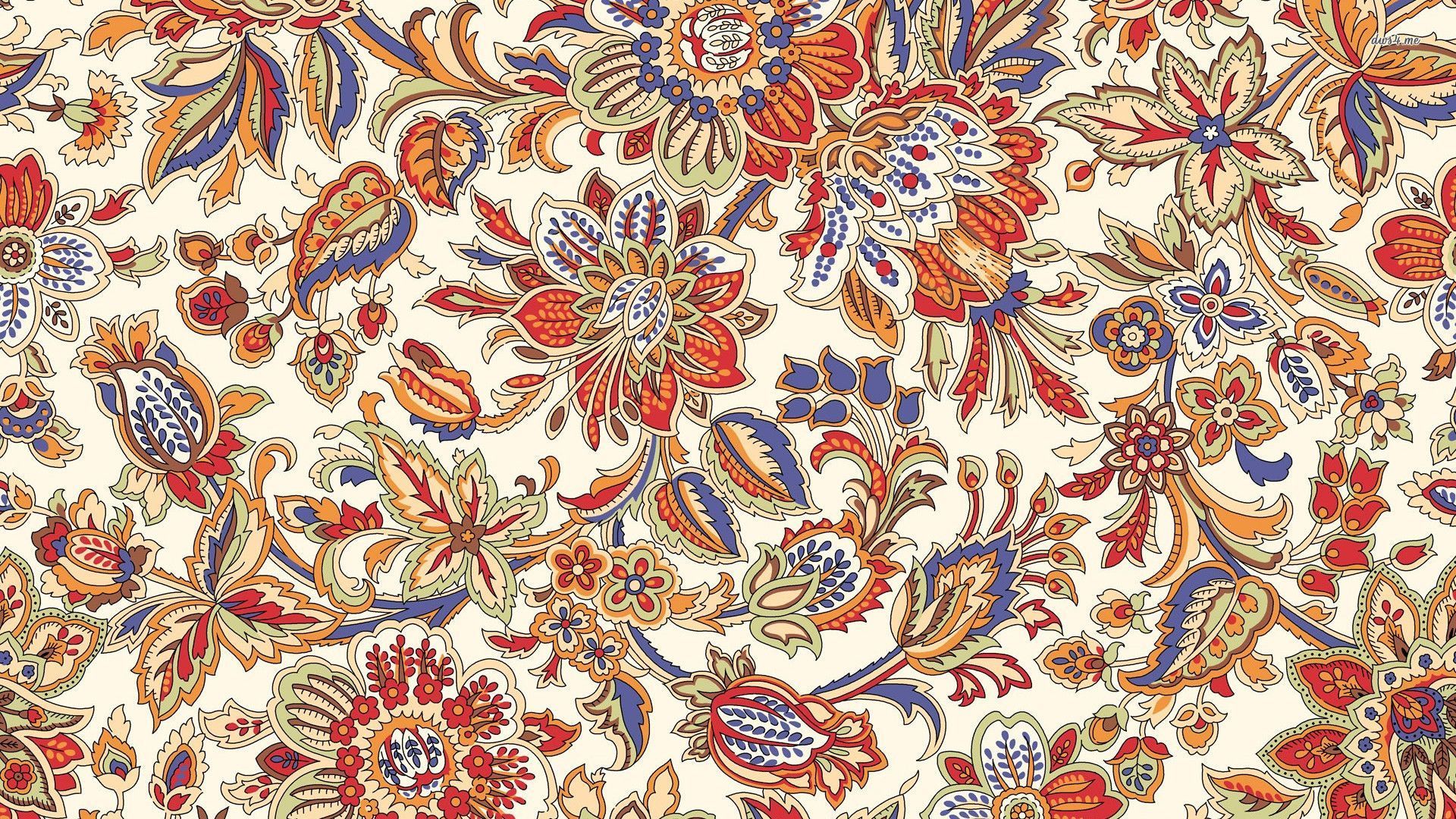 floral wallpaper pattern 2015 - Grasscloth Wallpaper