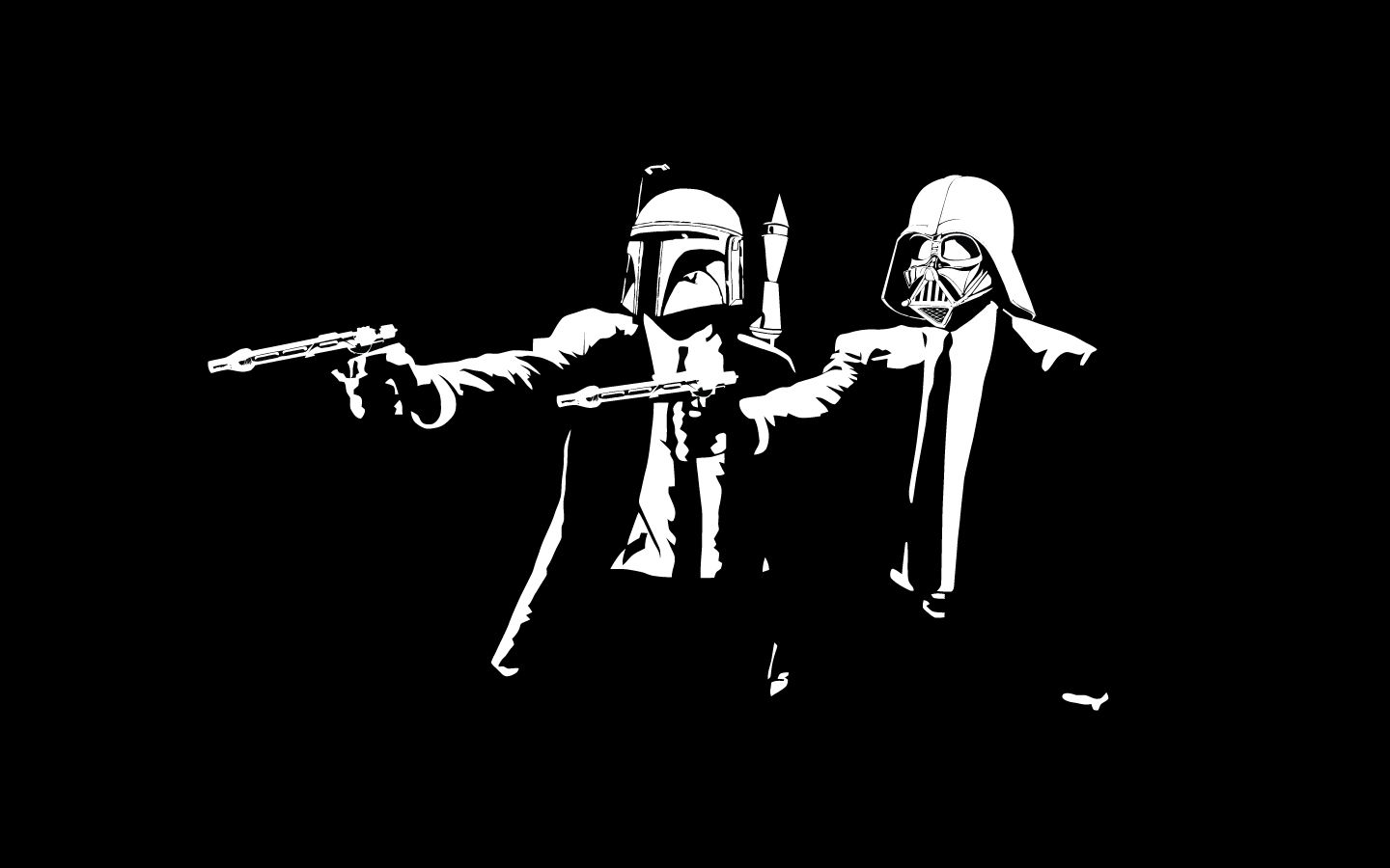 Funny Wallpaper-Pulp Fiction Parody - Star Wars Wallpaper ...