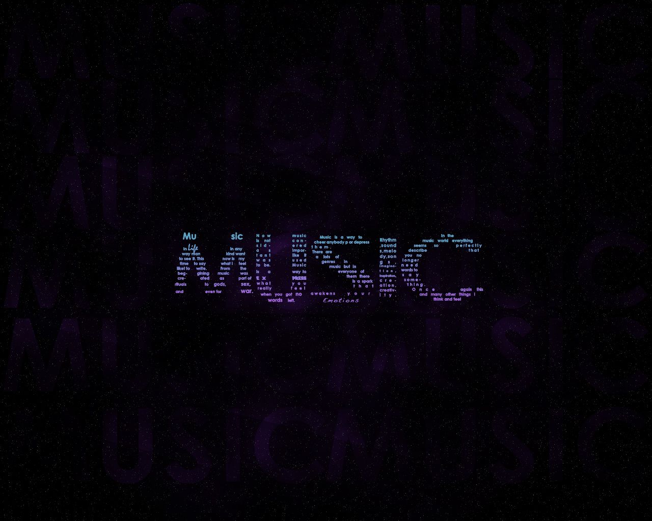 Music Saves My Soul - Music Wallpaper (26370107) - Fanpop