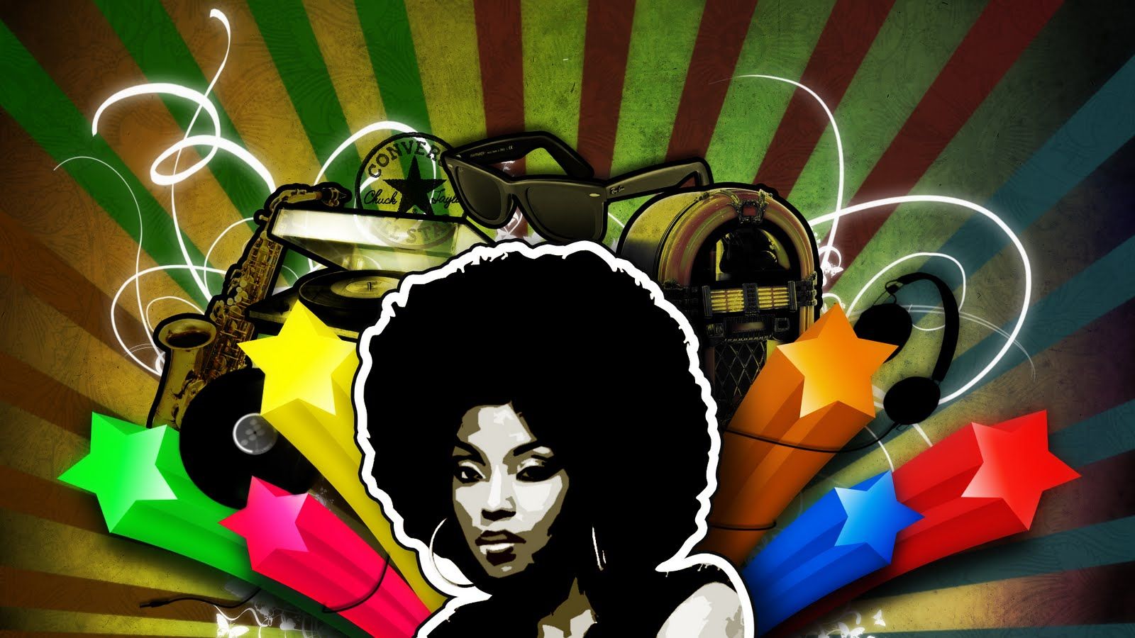 3d art funky music wallpaper #3D, #Art, #Cool, #Funky, #Music ...