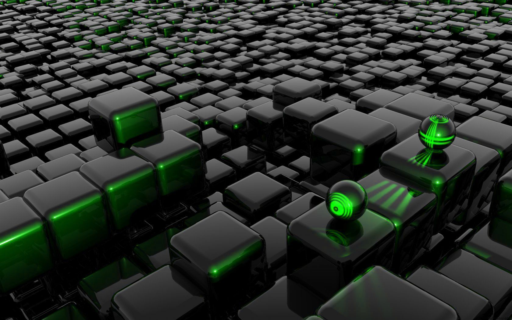 3D Green Dice Widescreen 16 32120 Cool Wallpapers HD | Picture Techs