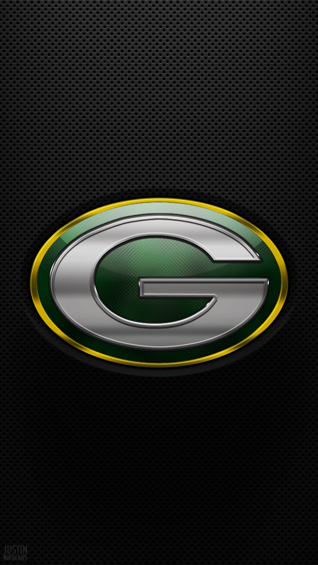 Green Bay Packers Wallpaper Glass Logo iphone 365 Days of Design