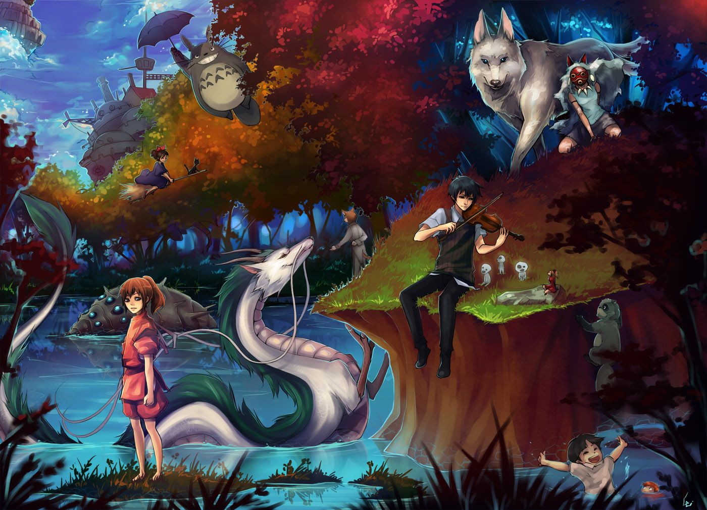 Studio Ghibli Wallpaper | 1400x1010 | ID:23270