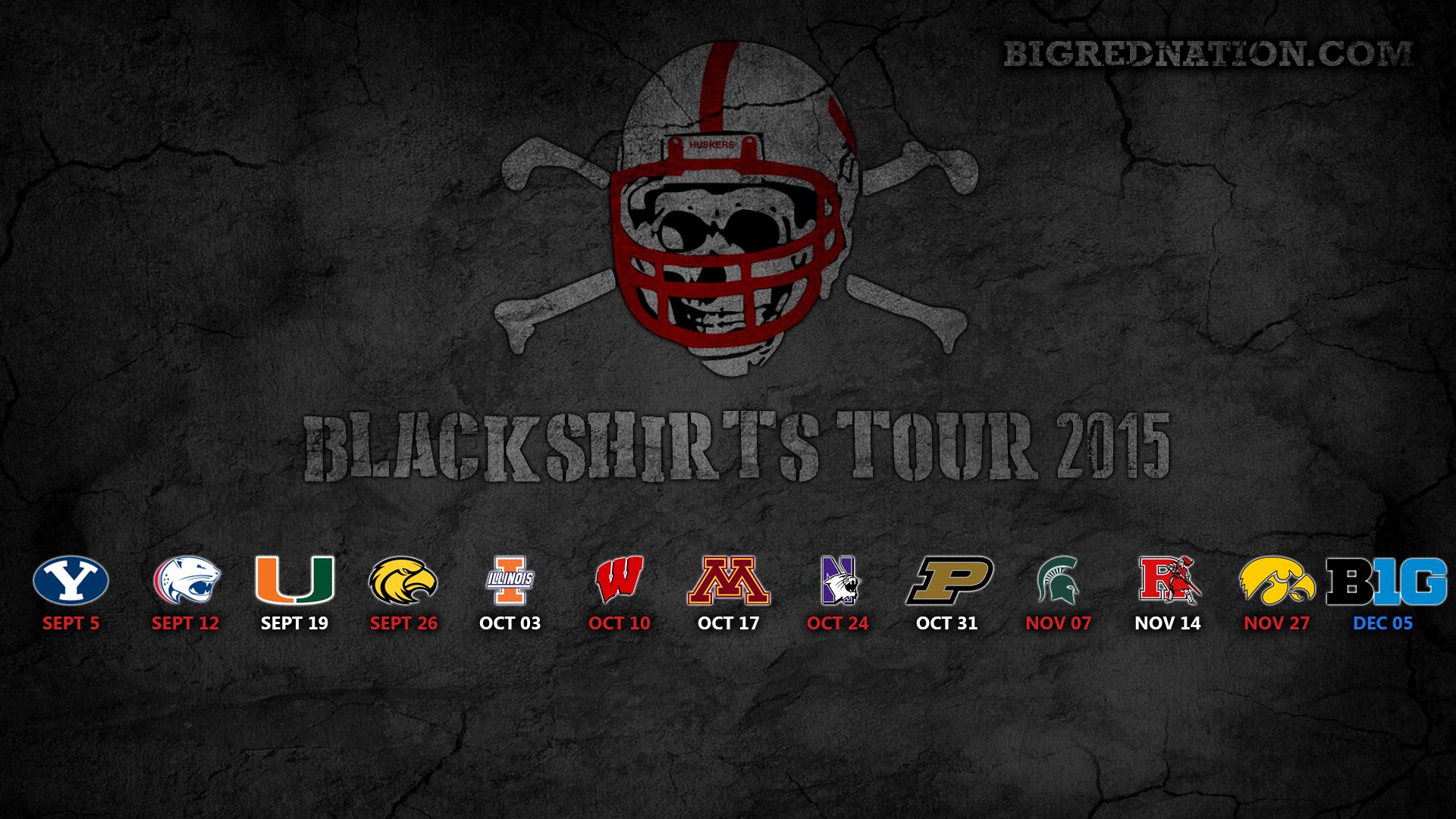 2015 Nebraska Blackshirts Tour Schedule Big Red Nation