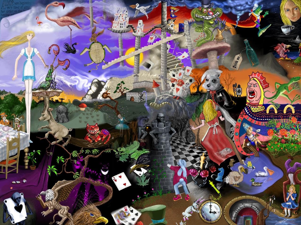 Alice In Wonderland Desktop Backgrounds Group 71