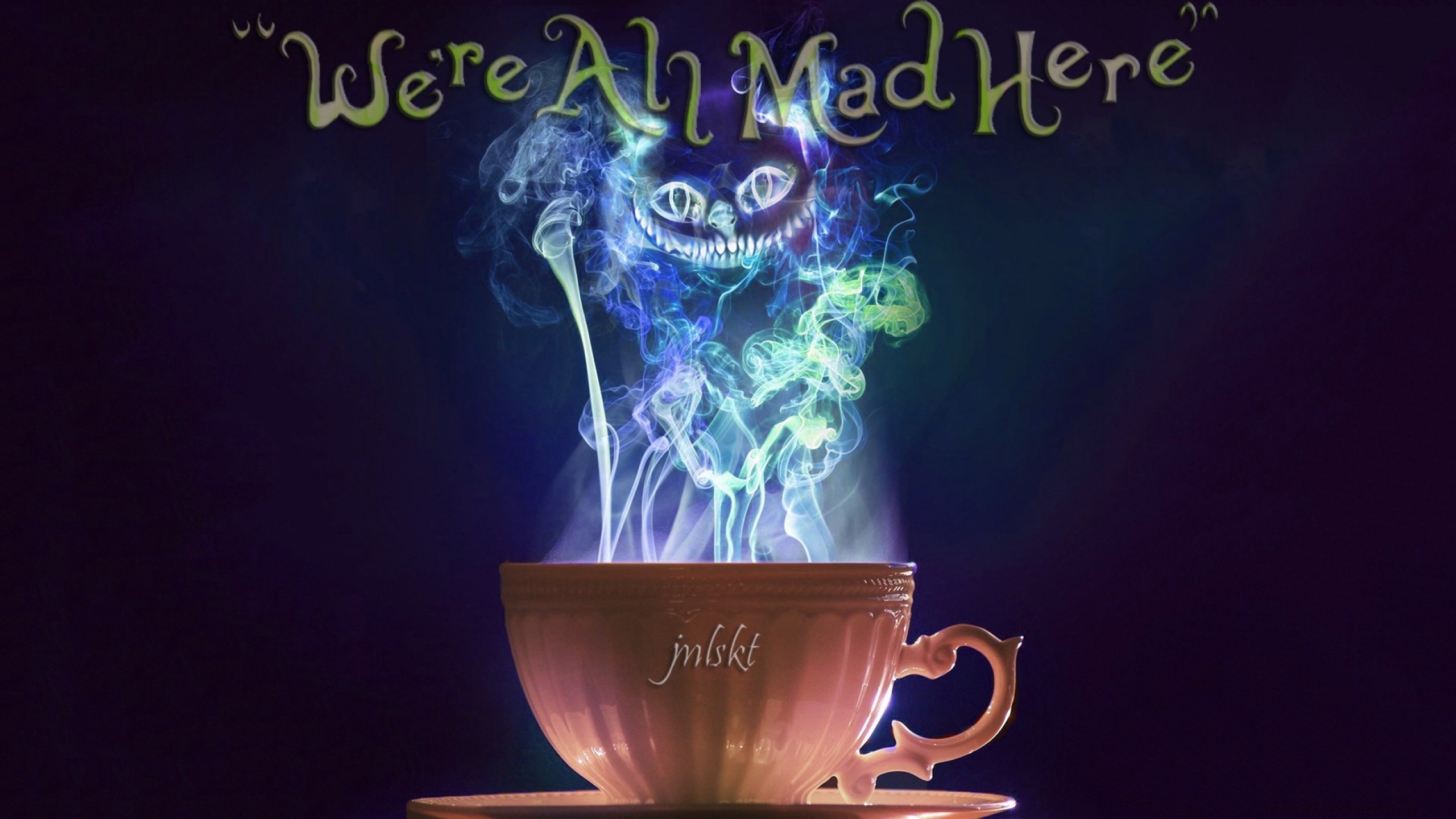 We Re All Mad Here Wallpaper Fitrinis Wallpaper