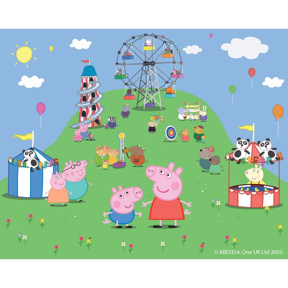Walltastic Peppa Pig Wallpaper Mural – Next Day Delivery ...