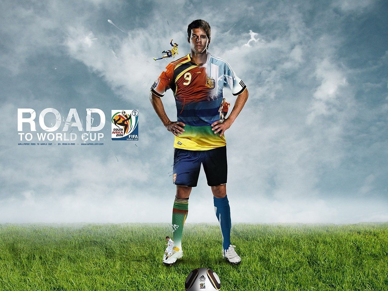 Soccer world cup football player wallpaper | AllWallpaper.in ...