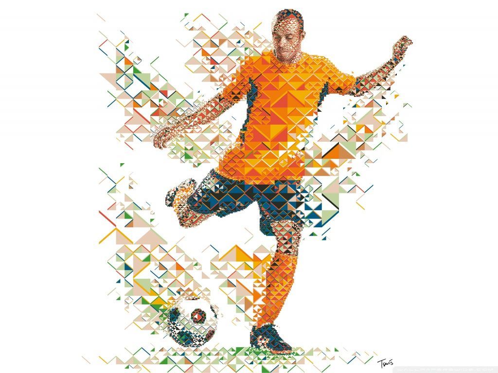 Soccer Player In Action HD desktop wallpaper : High Definition ...