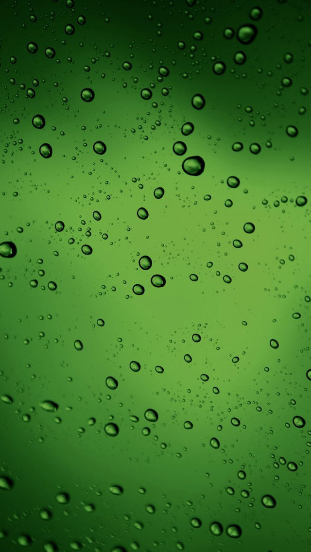 Green water droplets iPhone 5s Wallpaper Download | iPhone ...