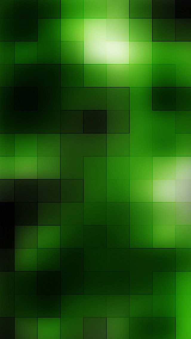 Pixel Background Green iPhone 5s Wallpaper Download | iPhone ...