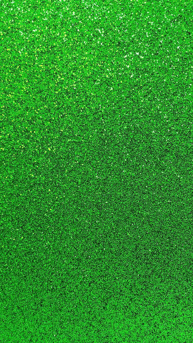 Green Glitter Christmas iPhone Wallpaper - Silver Spiral Studio