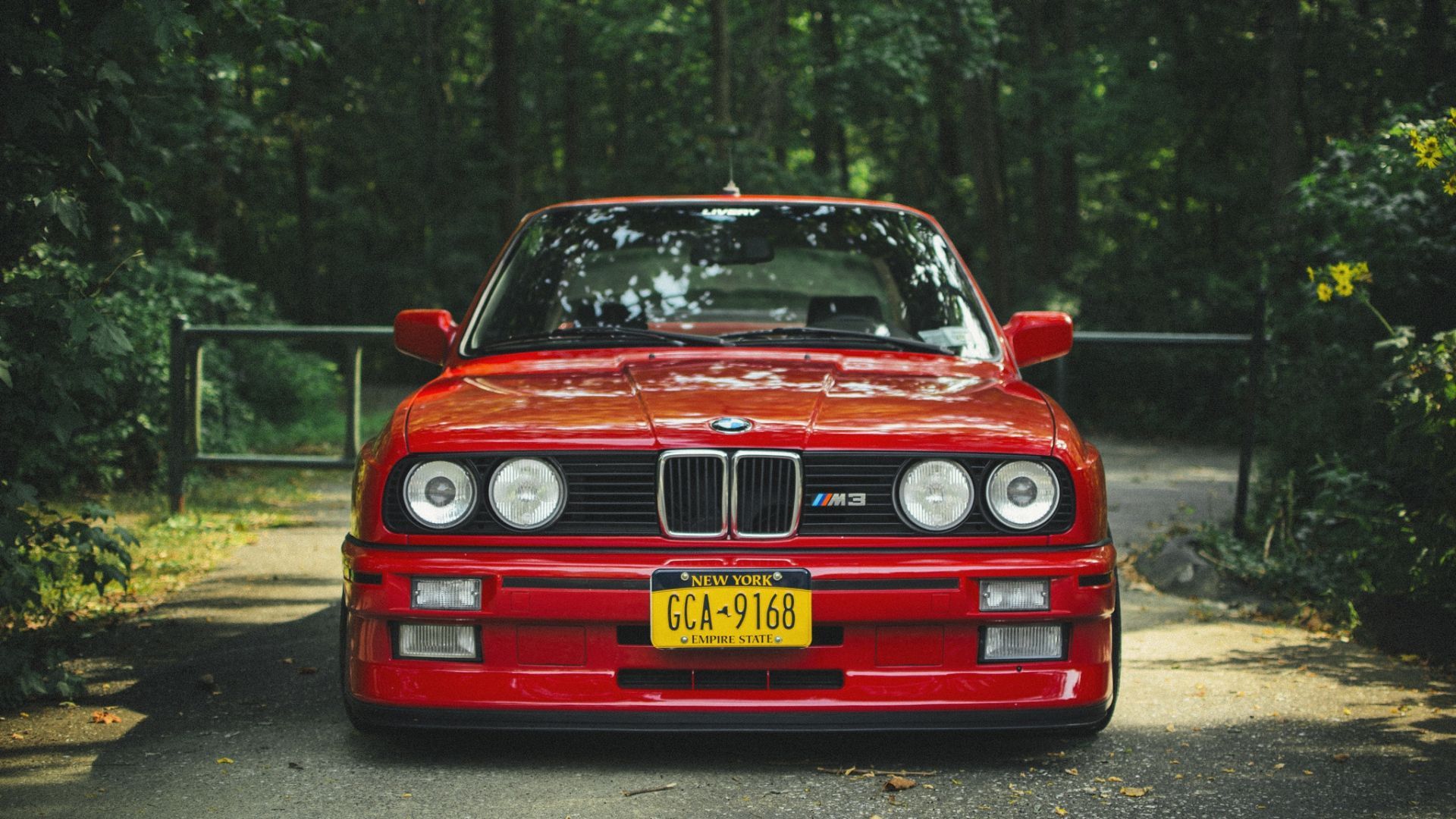 Download Wallpaper 1920x1080 Bmw, E30, M3, Red, Tuning Full HD