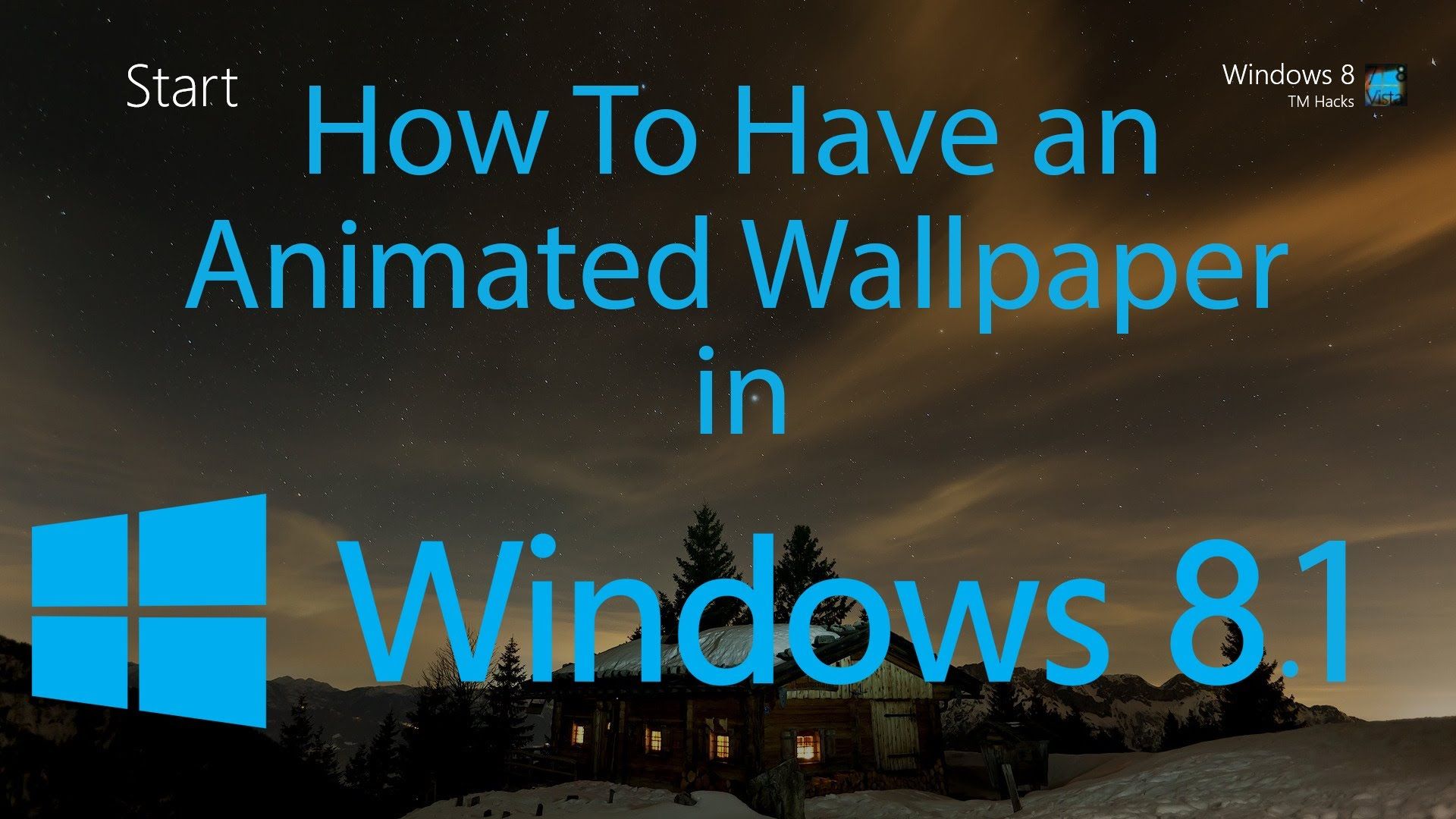 How To Have an Animated Wallpaper in Windows 8.1 - YouTube