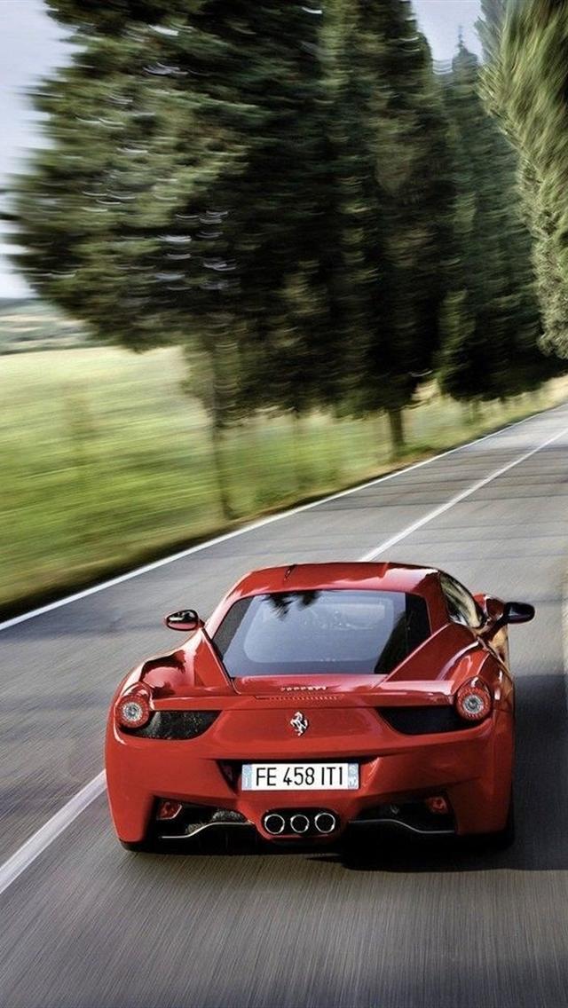 Red Sports Car iPhone 5 Wallpapers Hd 640x1136 Iphone 5 Wallpapers ...