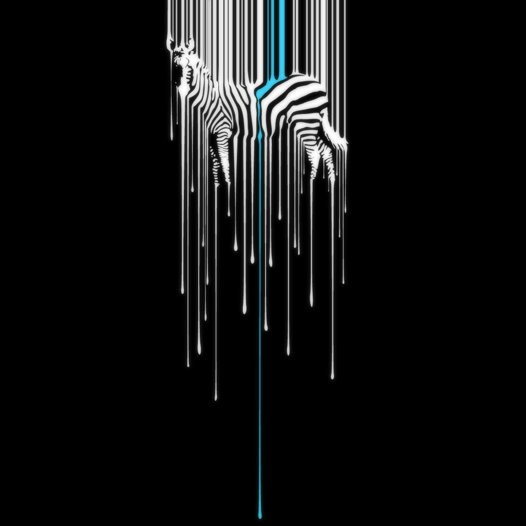 Zebra Melting Background iPad Wallpaper Download | iPhone ...