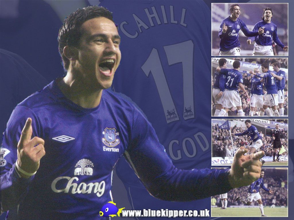 Tim Cahill Everton FC Wallpaper | Football HD