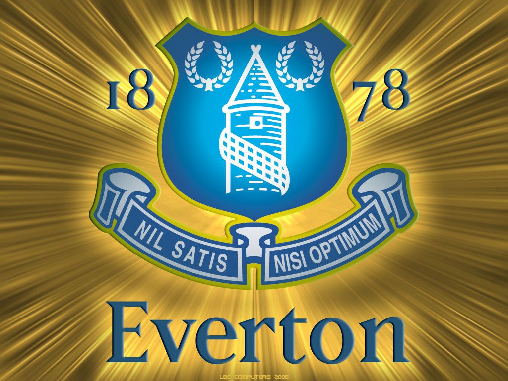 PC wallpaper, Everton Badge