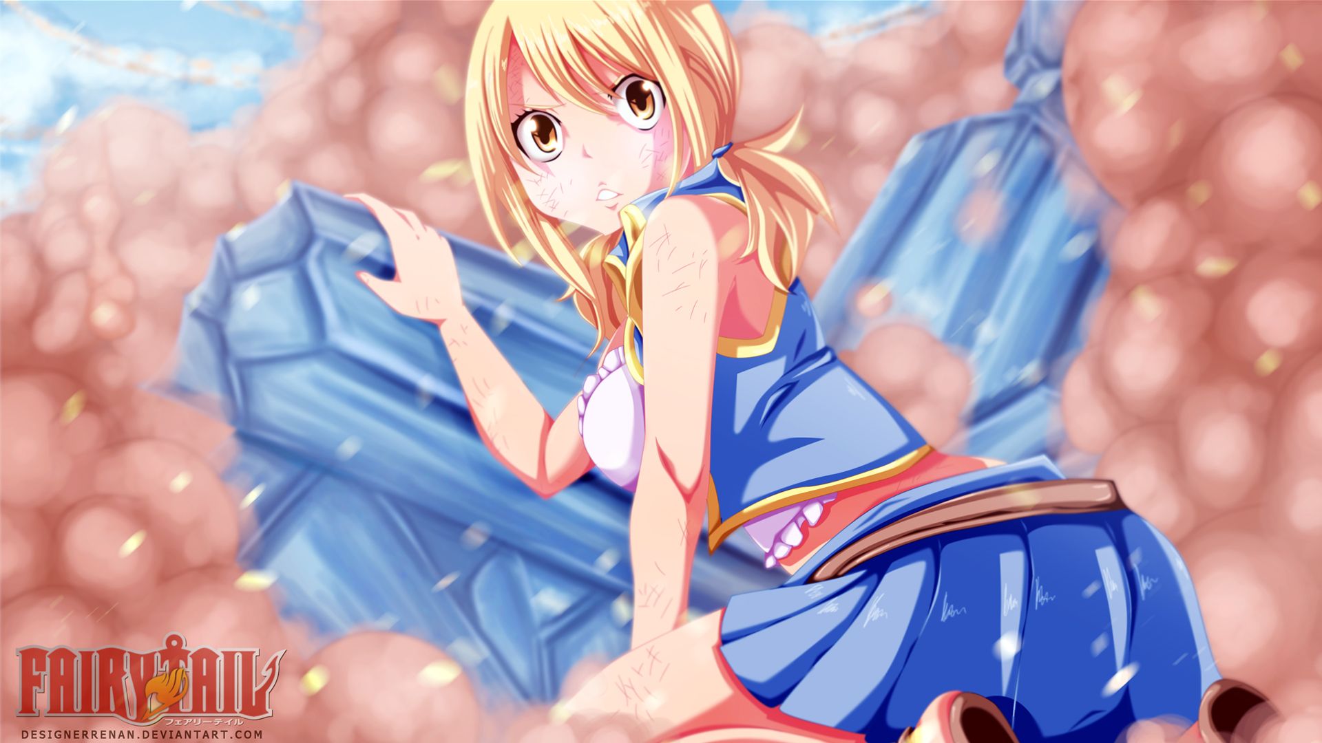 Fairy Tail Anime Girl Lucy Heartfilia 1920×1080 Desi...