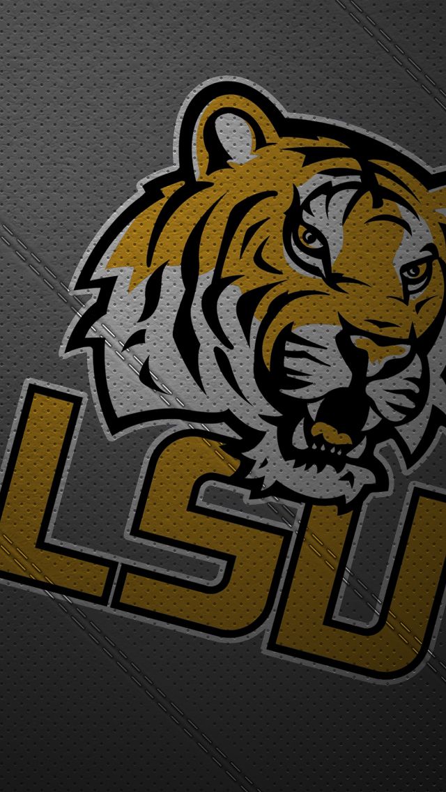 Darker LSU Tigers iPhone 5 Wallpaper (640x1136)