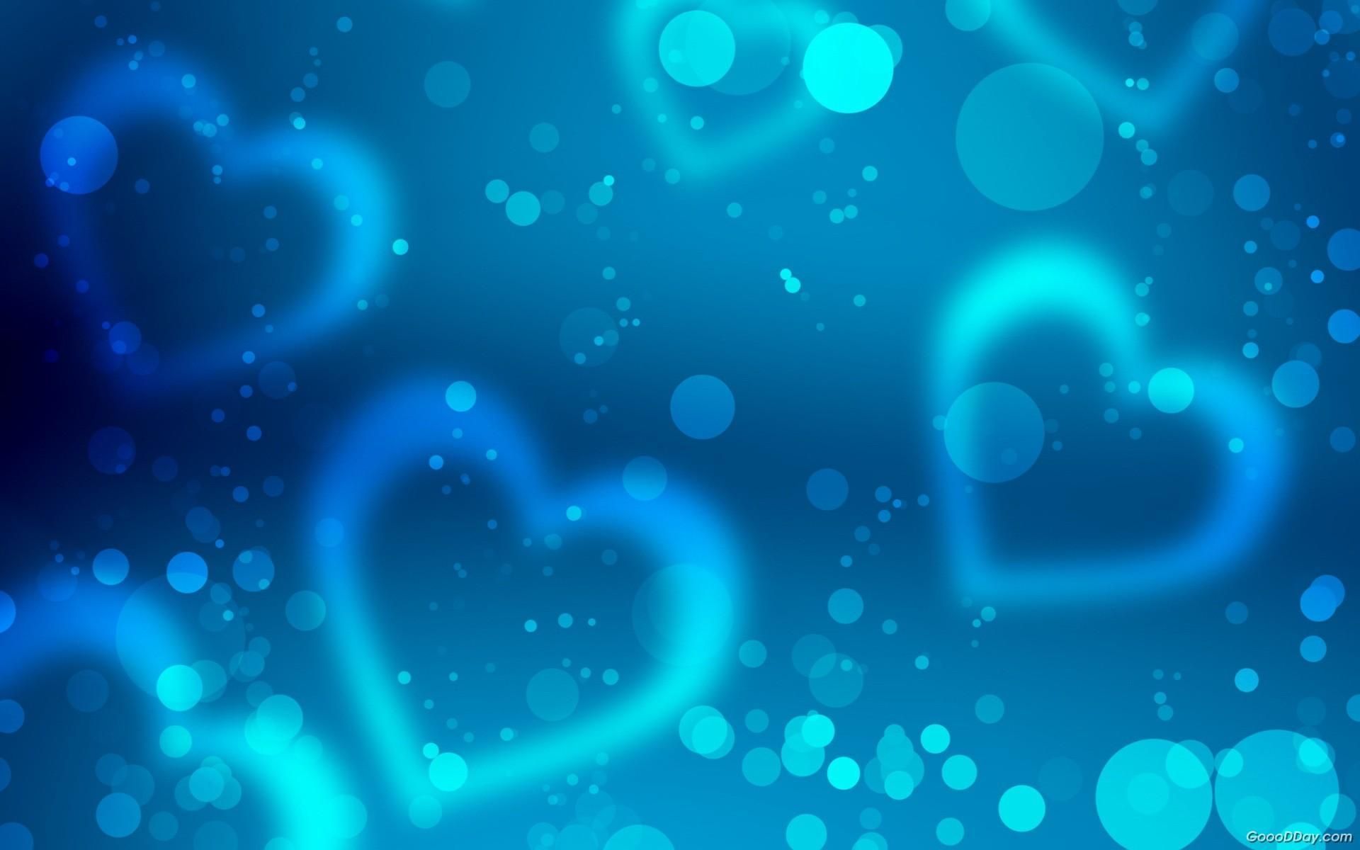 Cute Blue Heart Backgrounds 12494 Full Hd Wallpaper Desktop Res ...