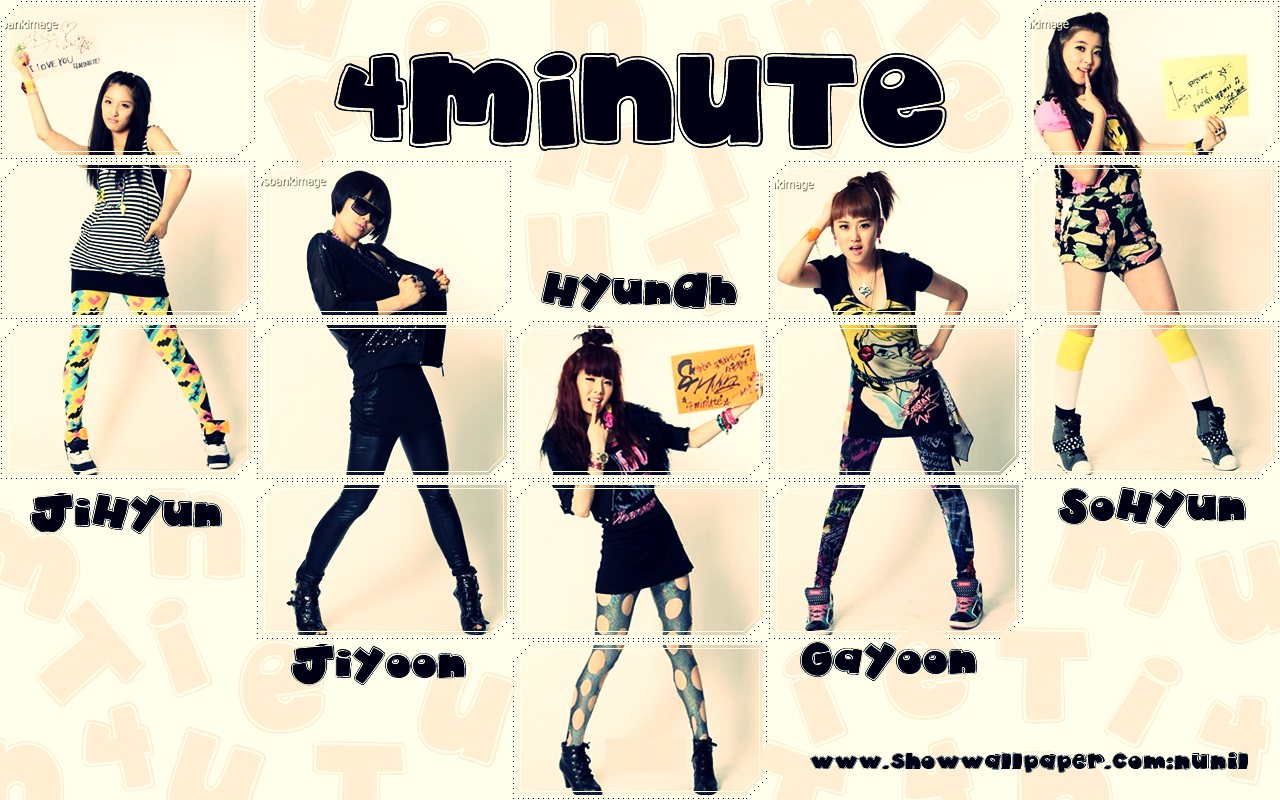 4Minute - 4minute Wallpaper (34739009) - Fanpop