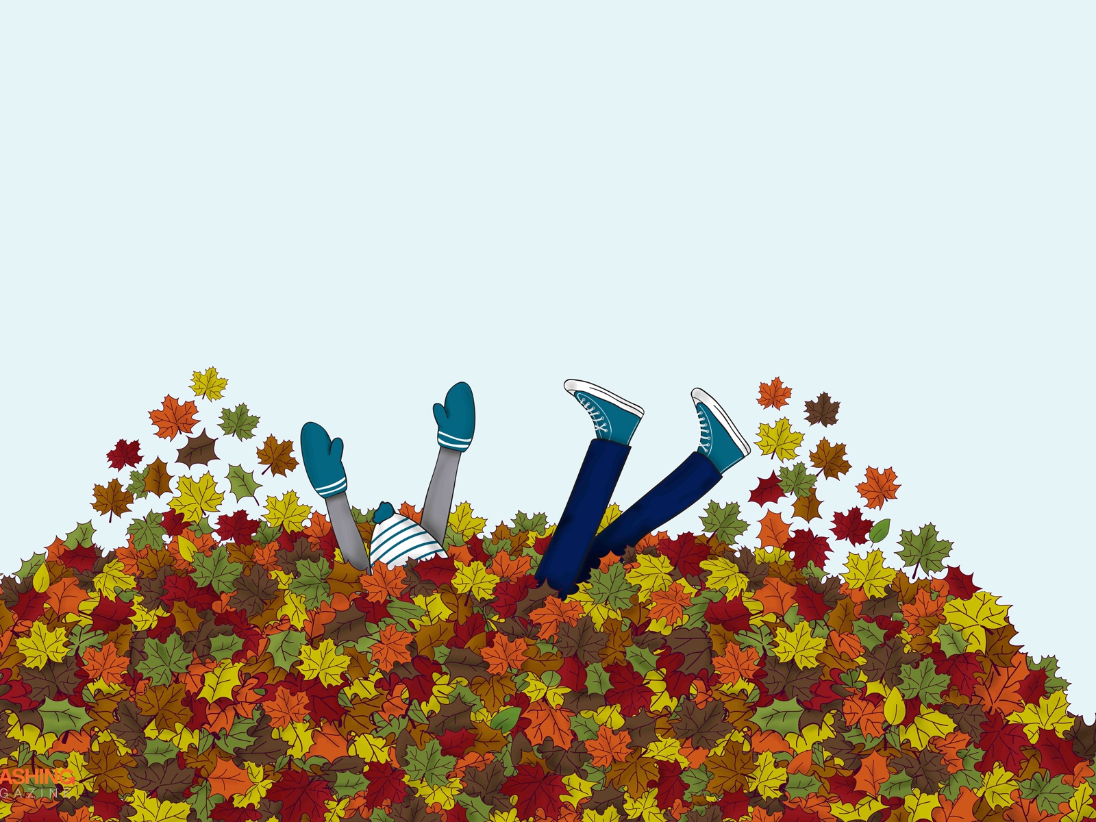 Cute Images, Embrace the Colorful and Fruitful Autumn, Jump into