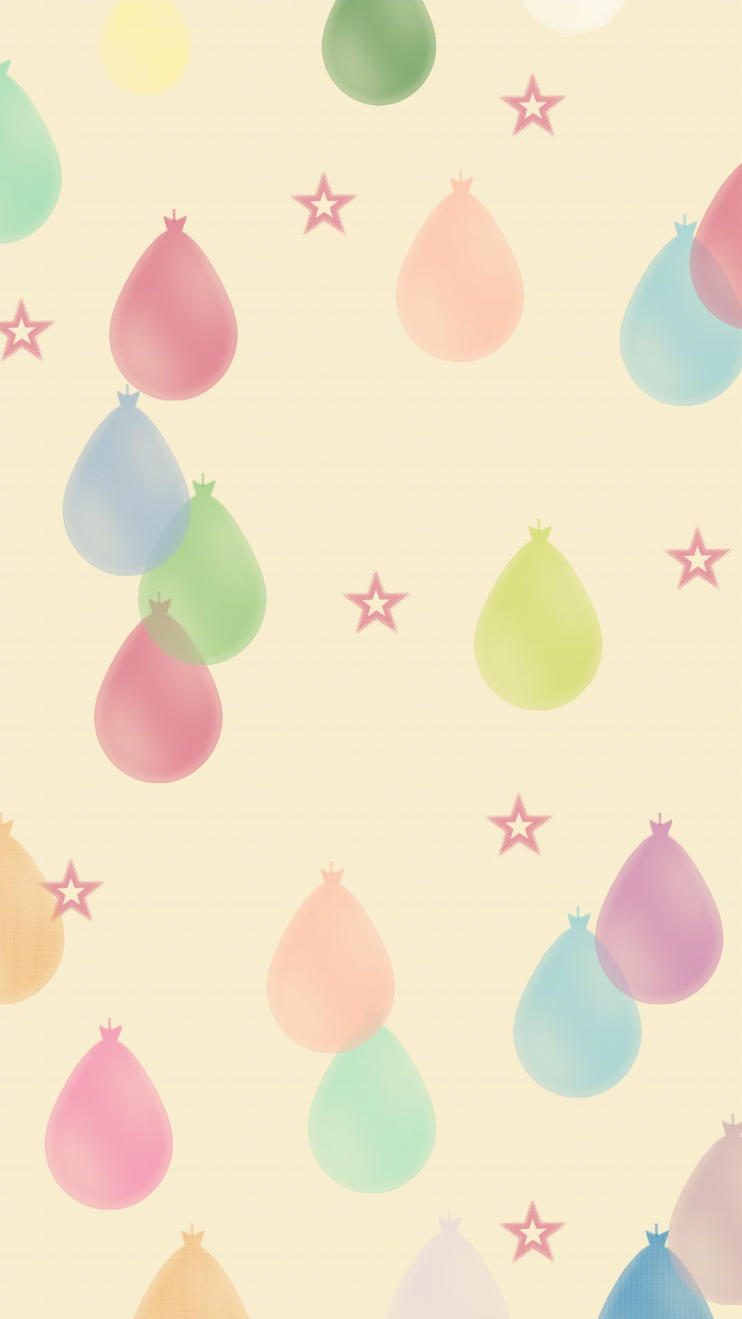 Colorful balloon pattern iPhone wallpapers | iPhone Wallpaper